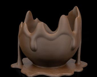 Melted Chocolate Candy Bowl - Sweet and Delicious looking storage for your Easter Treats