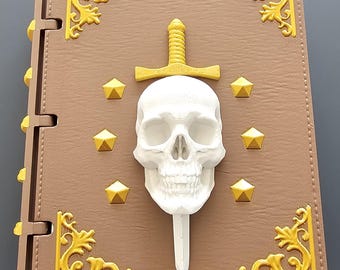 Dice Tray Box Skull Sword