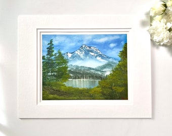 Pacific Northwest Mountain Fine Art Print - Wall Art - 8”x10” matted to 11”x14”