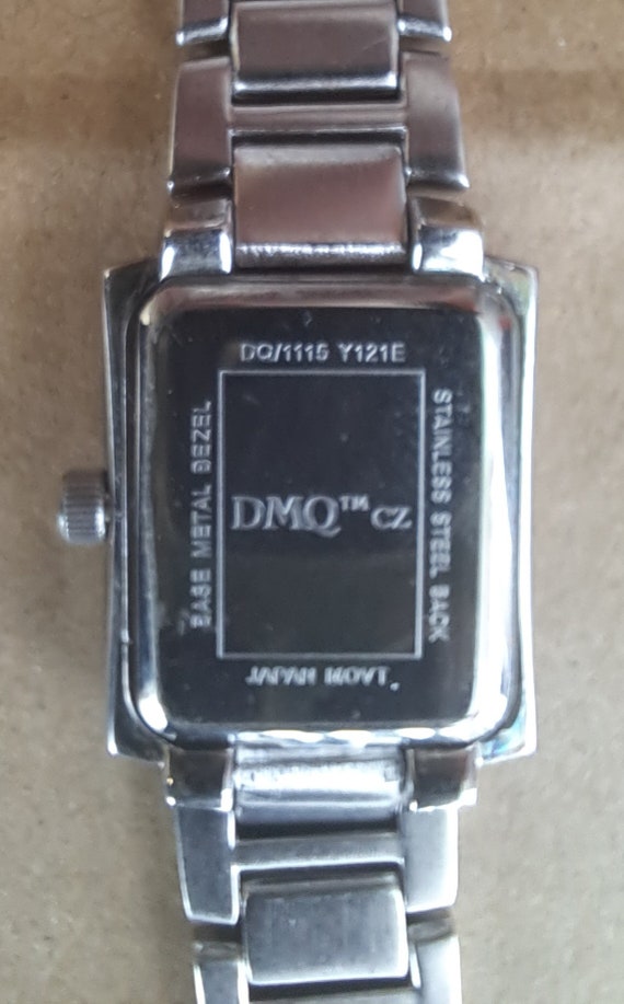 Ladies Vintage DMQ Wrist Watch. Stainless Steel C… - image 5