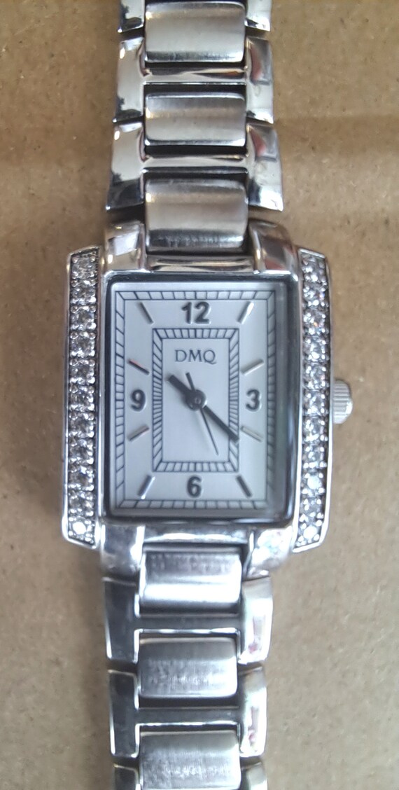 Ladies Vintage DMQ Wrist Watch. Stainless Steel C… - image 2