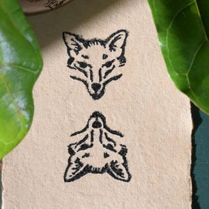 Fox Sketch - Original Pen Drawing - nursery wall art - Woodland Animal drawing -  Gift for Nursery