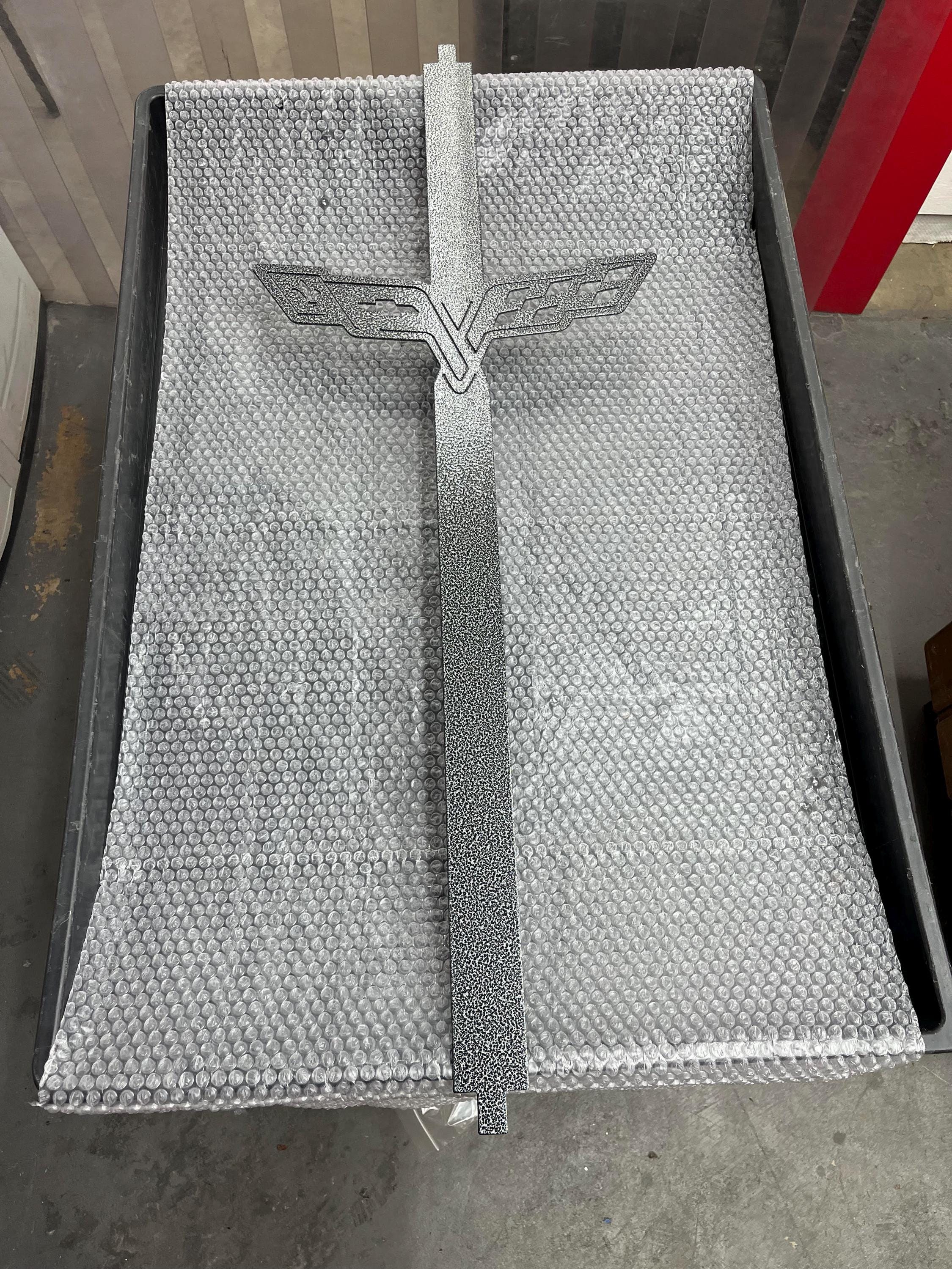 Custom Hood Prop, Chevy, Mopar, Ford, Corvette custom hood props, Chevy bowtie, Ford logo, Mopar logo, Corvette logo custom hood props