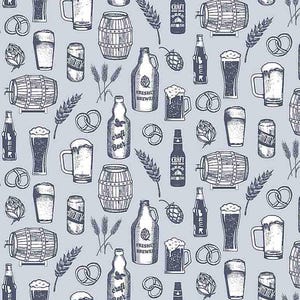 Craft Brew by Dear Stella | STELLA-1628  CADET | Quilting Cotton Fabric