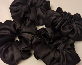 Silky satin scrunchie