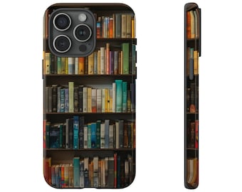 Book Shelf Phone Case For iPhone 15 15 Plus 15 Pro Max 14 13 12 iPhone XS Max Case iPhone X Case Plus Galaxy S23 S22 S21 S20 S10