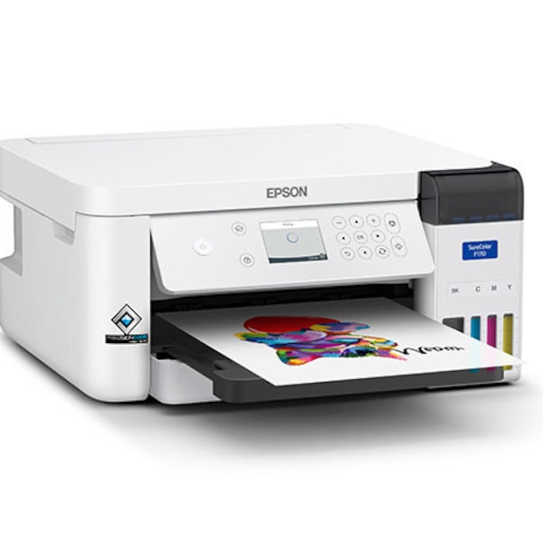 NEW Epson SureColor F170 Dye-Sublimation Printer With Full Set Of Inks (C11CJ80201)