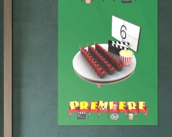 Satijnen posters FILMNACHT Filmpremière groen
