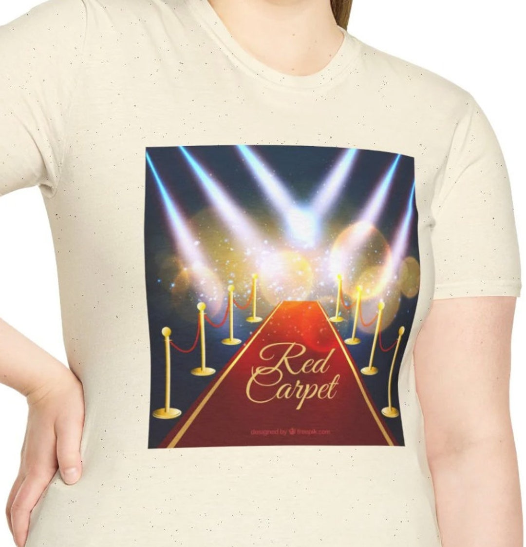 T-shirt Movie Themed. Unisex Softstyle T-shirt MOVIE NIGHT Red Carpet ...