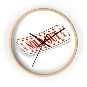 Wall Clock MOVIE NIGHT Sold Out