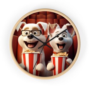 Wall Clock MOVIE NIGHT Dogs 1