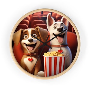 Wall Clock MOVIE NIGHT Dogs 2