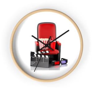 Wall Clock MOVIE NIGHT Theatre Seat