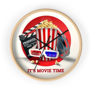 Wall Clock MOVIE NIGHT It&#39;s Movie Time