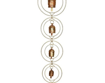 Handcrafted Copper Bells Chime 36"