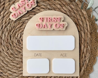 First Day of School Sign l Back to School Sign l Last Day of School Sign l Back to School Photo Prop l Preschool Sign l Custom School Sign