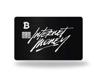 Custom Metal Card " Internet Money "