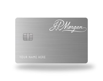 Custom Metal Card " JPM " V2