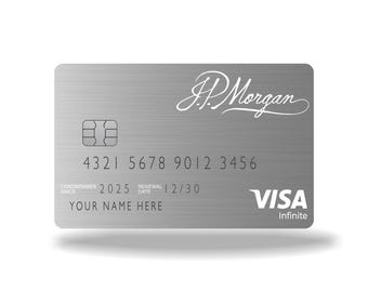 Custom Metal Card " JPM "