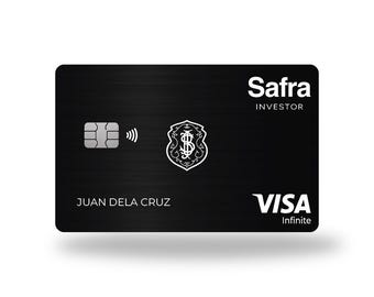 Custom Metal Card " Safra Investor "