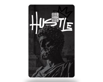 Custom Metal Card " Hustle "
