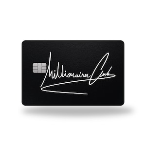 Custom Metal Card &quot; Millionaires Club V2 &quot;