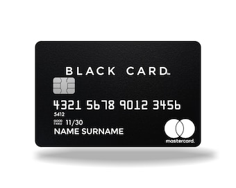 Custom Metal Card " BLCK Card "