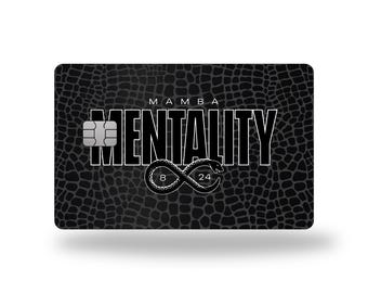 Custom Metal Card " Mamba Mentality "