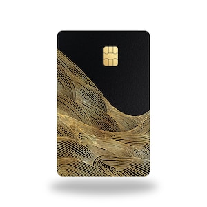 Custom Metal Card &quot; Waves &quot;