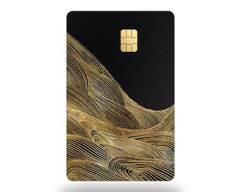 Custom Metal Card " Waves "