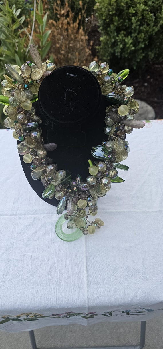 Handmade Glass Beads Necklace