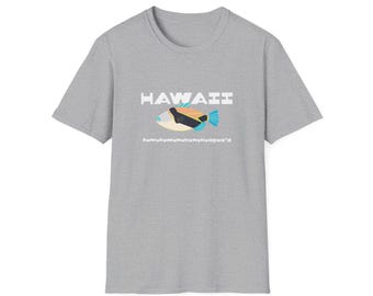 Hawaii Humuhumunukunukuapuaa T-Shirt | Tropisches Fisch-Grafik-T-Shirt