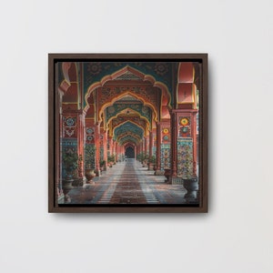 Mughal Style Art Painting, Digital Download Only, Mughal Palace Afghan Pakistani Indian Ethnic Subcontinent Persian Wall Print Poster