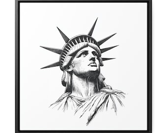 Impressão de arte de parede digital americana de 4 de julho, Estátua da Liberdade, Dia da Independência, decoração, impressão, presente de férias de verão, EUA, patriótico, festivo, aconchegante