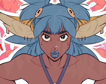 Faun Girl Sticker