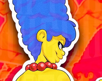 Marge Simpson Sticker