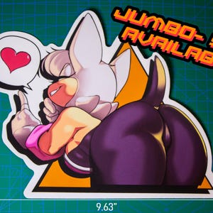 Rouge the Bat Sticker afbeelding 3