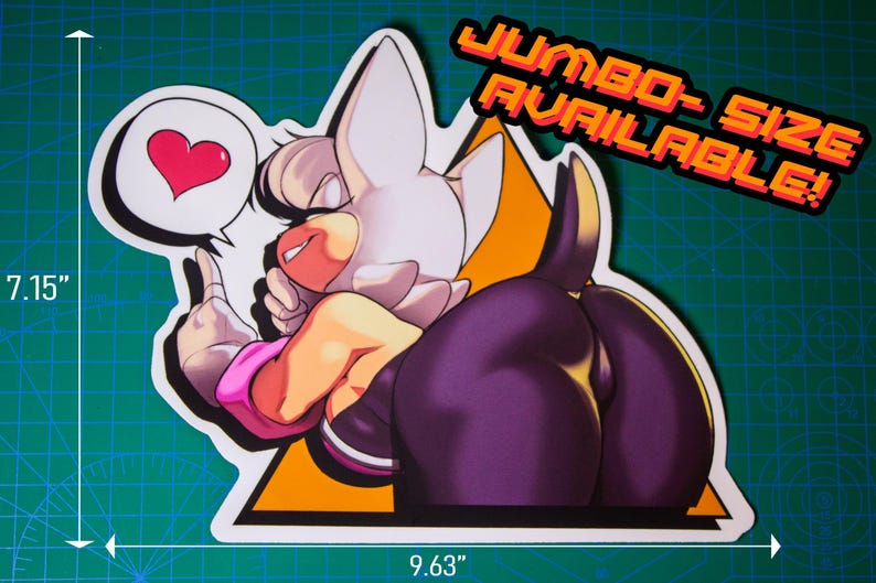 Rouge the Bat Sticker afbeelding 3