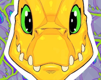 Agumon Digi-Dino Sticker (Prototype)