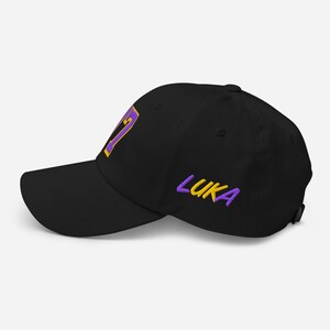 Luka 77 Lakers Hat, Luka Doncic Lakers Number Hat - Etsy