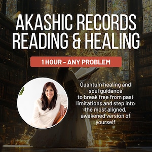 Akashic Records Reading | 1 Hour Session for Soul Purpose Activation, Grief and Past Life Healing | Energy Cleaning and Spiritual Guidance