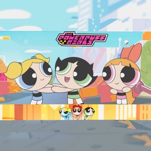 Powerpuff girls license plate frame