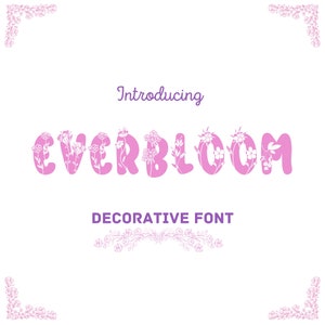 Everbloom Handwritten Script Font for Invitations and Branding