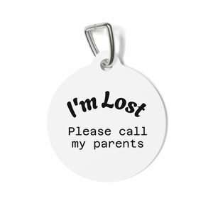 Lost Pet Tag - Customizable Pet ID Tag, Cute Dog Tag, Personalized Cat Tag, Pet Safety Tag, Unique Pet Gift