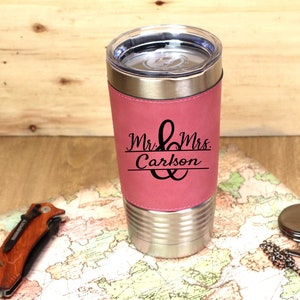 The Furfather - Personalized Custom Leather Tumbler main image 1
