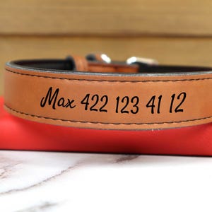 Personalized Leather Dog Collar, Engraved Leather Dog Collar, Dog Collar Personalized, Custom Leather Dog Collar, Customized Dog Collar