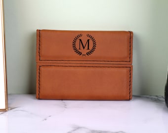 Personalized Business Card Holder, Business Card Case, Leather Card Holder, Leather Card Wallet, Card Holder for Men, Gift for Men, Father
