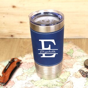 The Furfather - Personalized Custom Leather Tumbler