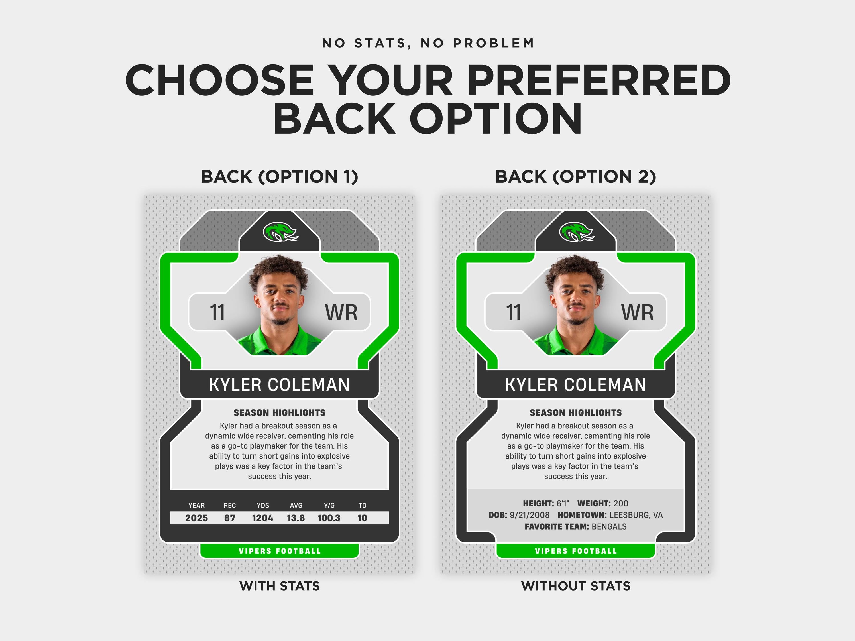 Editable Sports Card Template - Custom Trading Card, Editable in Canva ...
