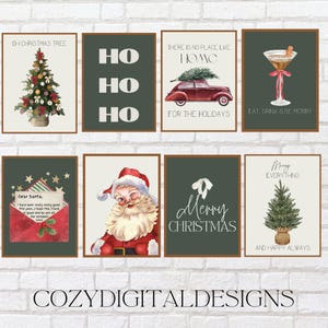 Classic Christmas Prints Christmas Printables Christmas Decor Christmas Wall Art Holiday Decor Printable Wall Art Printable Christmas Art